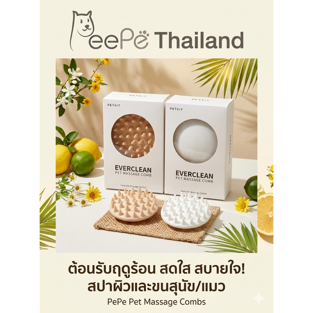 PETKIT EVERCLEAN MASSAGE COMB หวีแปรงขน