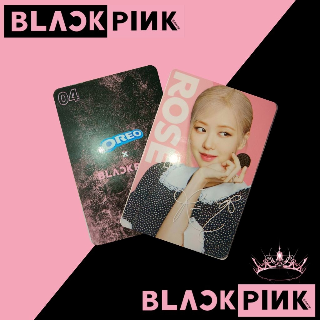 การ์ด OREO × Blackpink (พร้อมส่ง) การ์ดBlackpink 💓✨