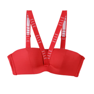 ELLE lingerie Molded bra ยกทรงรูปแบบครึ่งเต้าสายบ่าดีไซน์ไขว้ด้านหน้า - LB4615
