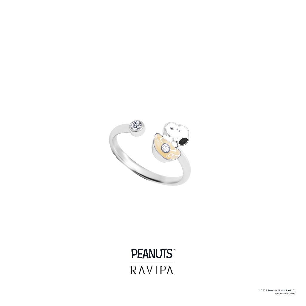 Ravipa | Snoopy Golden Bucket Ring - แหวน