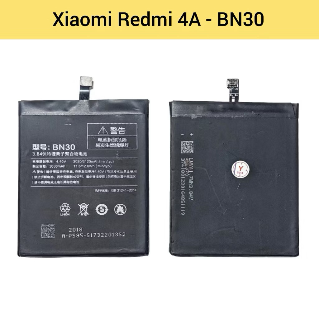 แบตเตอรี่ Battery xiaomi Redmi 4A / BN30 ( 3030mAh)