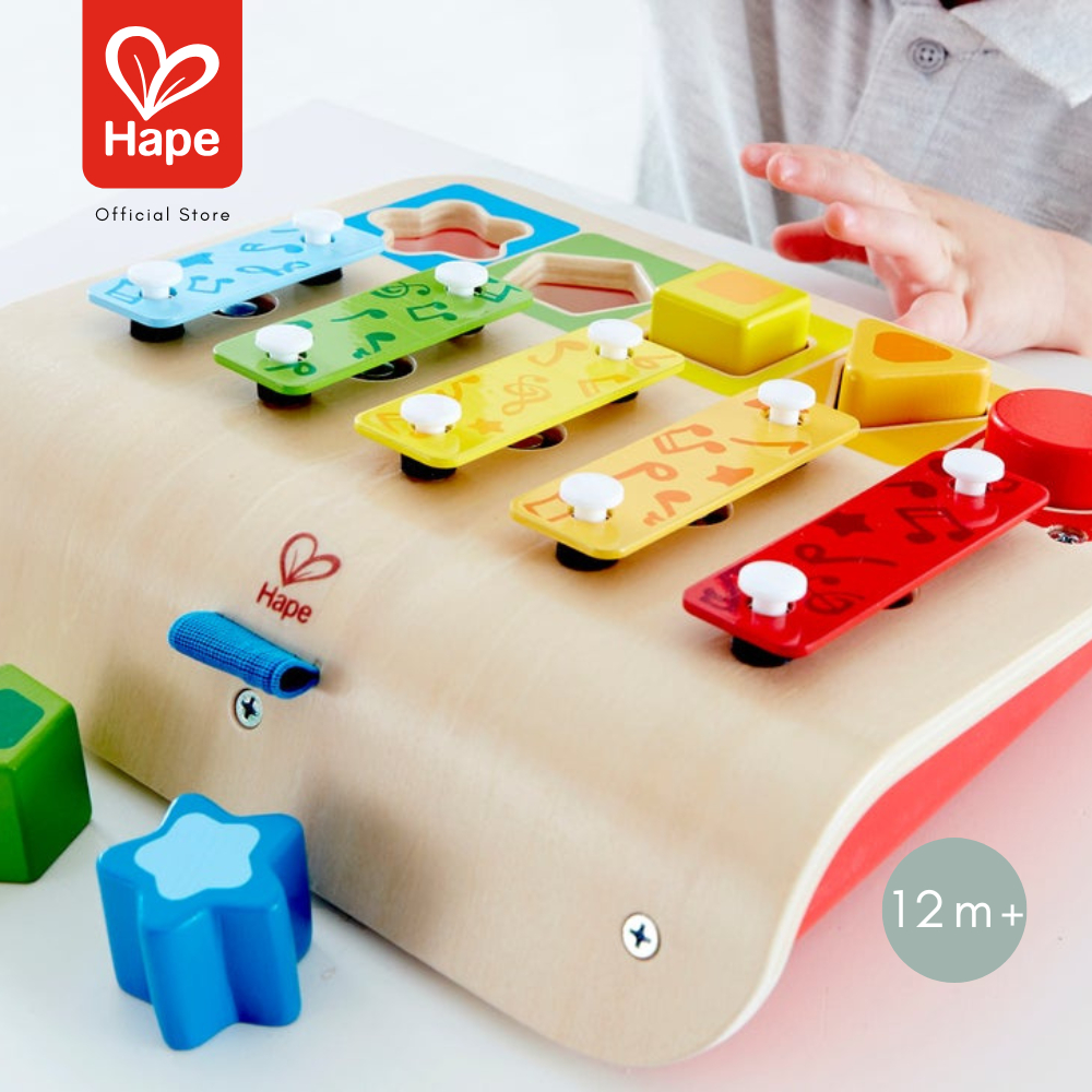 Hape - Shape Sorter Xylophone ไซโลโฟน พร้อมไม้ตี 12M+ รูปที่ 5