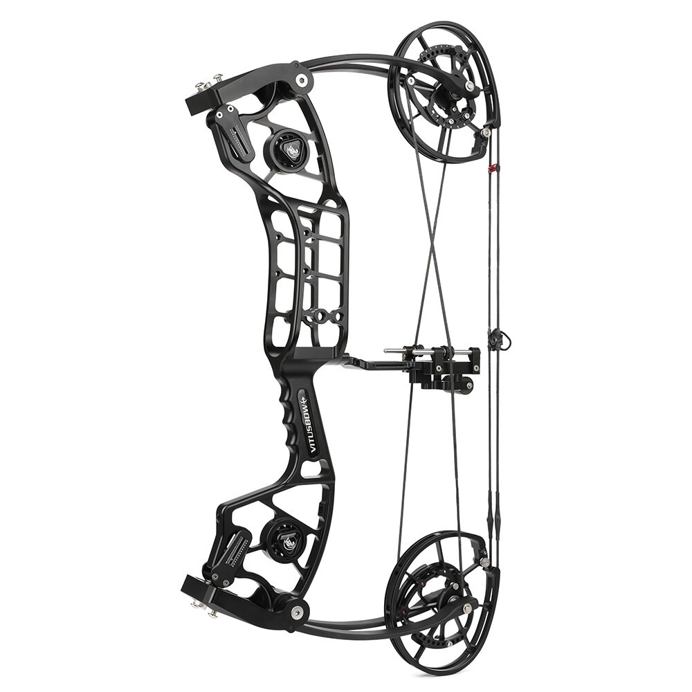 Dual-Use Compound Bow – 30-80lbs Adjustable, 340fps Arrow / 465fps Steel Ball, Alloy Construction