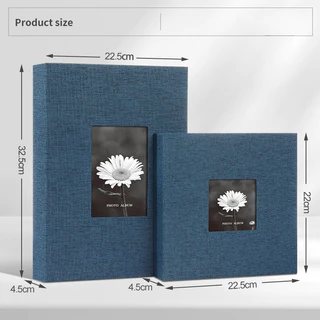 สมุดอัลบั้มรูป 4R แบบสอด ใส่ได้ 200/300 รูป เขียนข้อความได้ Photo Album