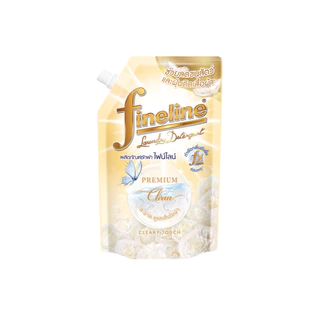 [แพ็ค6] Fineline ไฟน์ไลน์ ผลิตภัณฑ์ซักผ้าสูตรถนอมผ้า พรีเมียม คลีน 550 มล., ลดขนสัตว์ติดผ้า