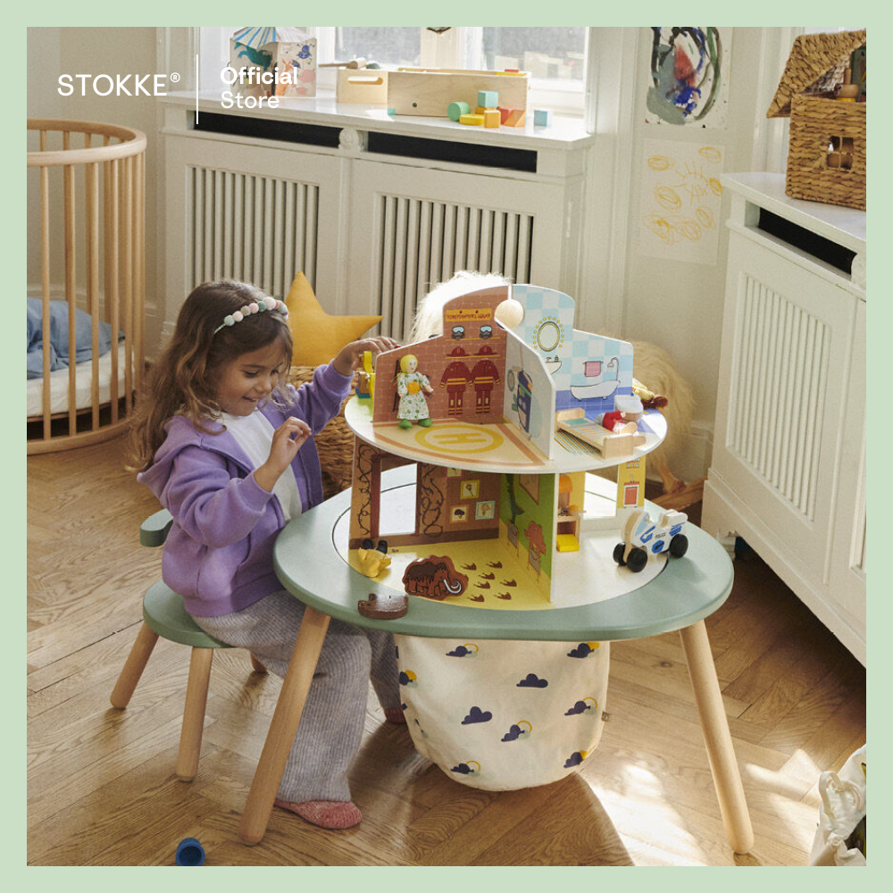 Stokke® Mutable™ Play House 2 Level Rumah Boneka 2 Lantai untuk Meja Aktivitas Mutable™ gambar 5