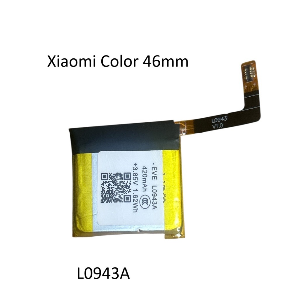 แบตเตอรี่สมาร์ทวอทช์ Xiaomi Watch Color 46mm รุ่น EVE L0943A 552425GH ความจุ 420mAh 3.85V