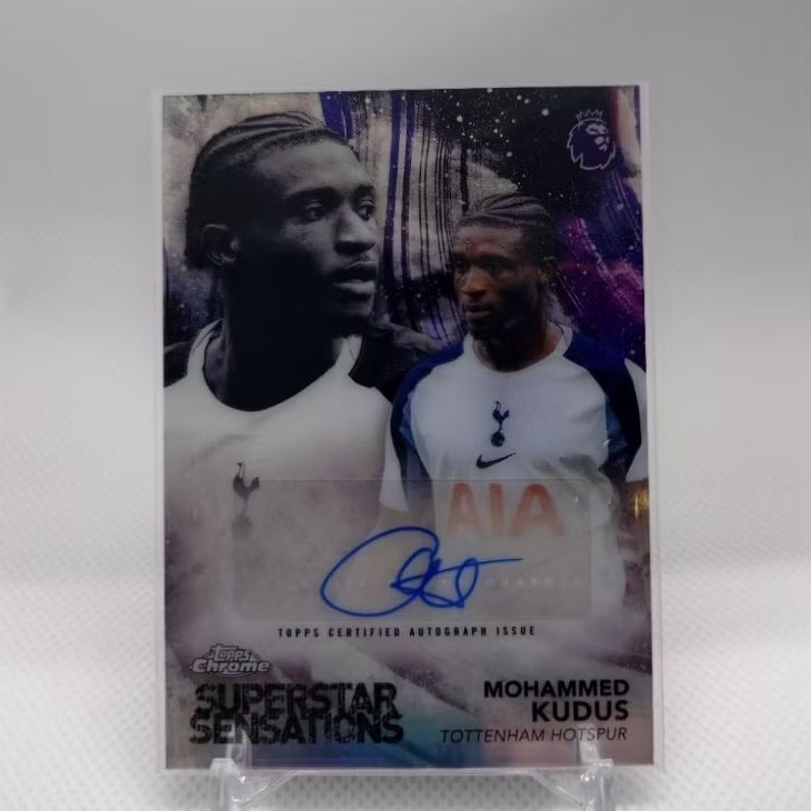 Topps Chrome EPL 25/26 - Mohammed Kudus - Tottenham Hotspur - Superstar Sensations Autogrph