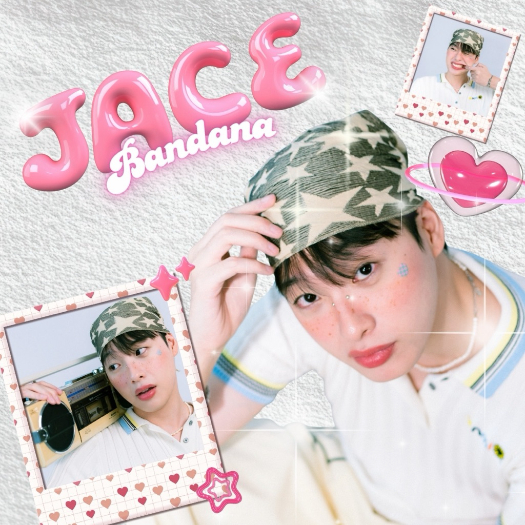 ZAMIO JACE bandana ผ้าโพกหัวลายดาว