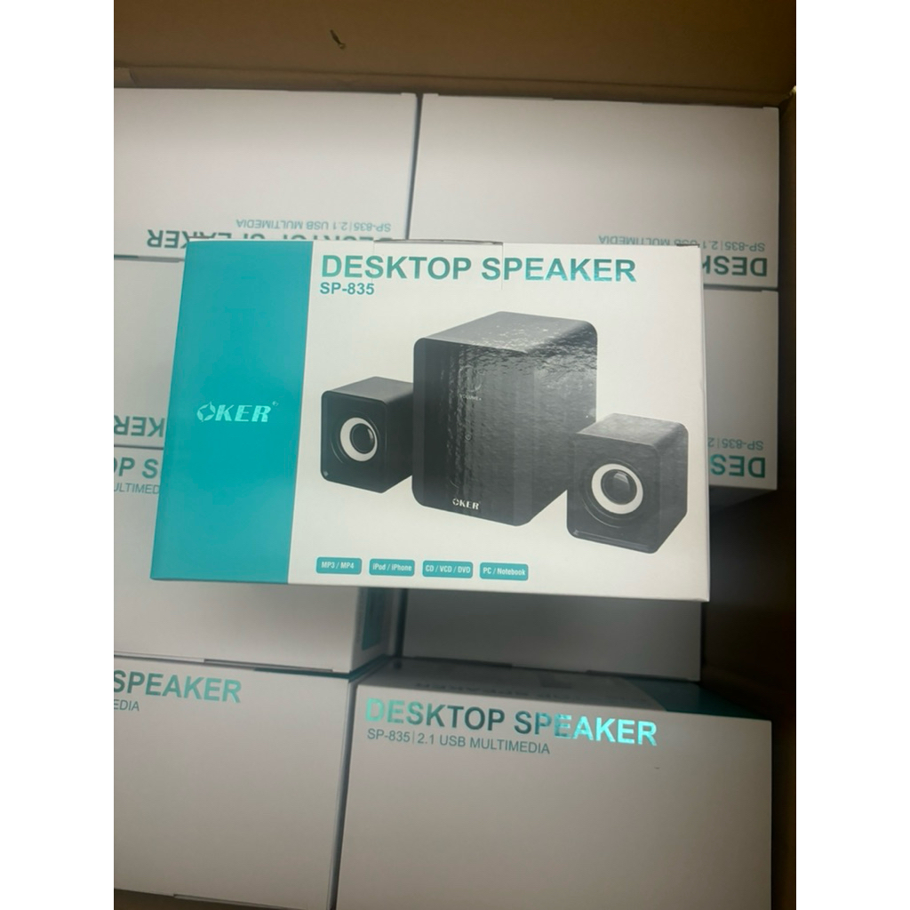 OKER ลำโพง USB SP-835 เสียงดีๆ Multimedia Speaker Micro 2.1 650W.