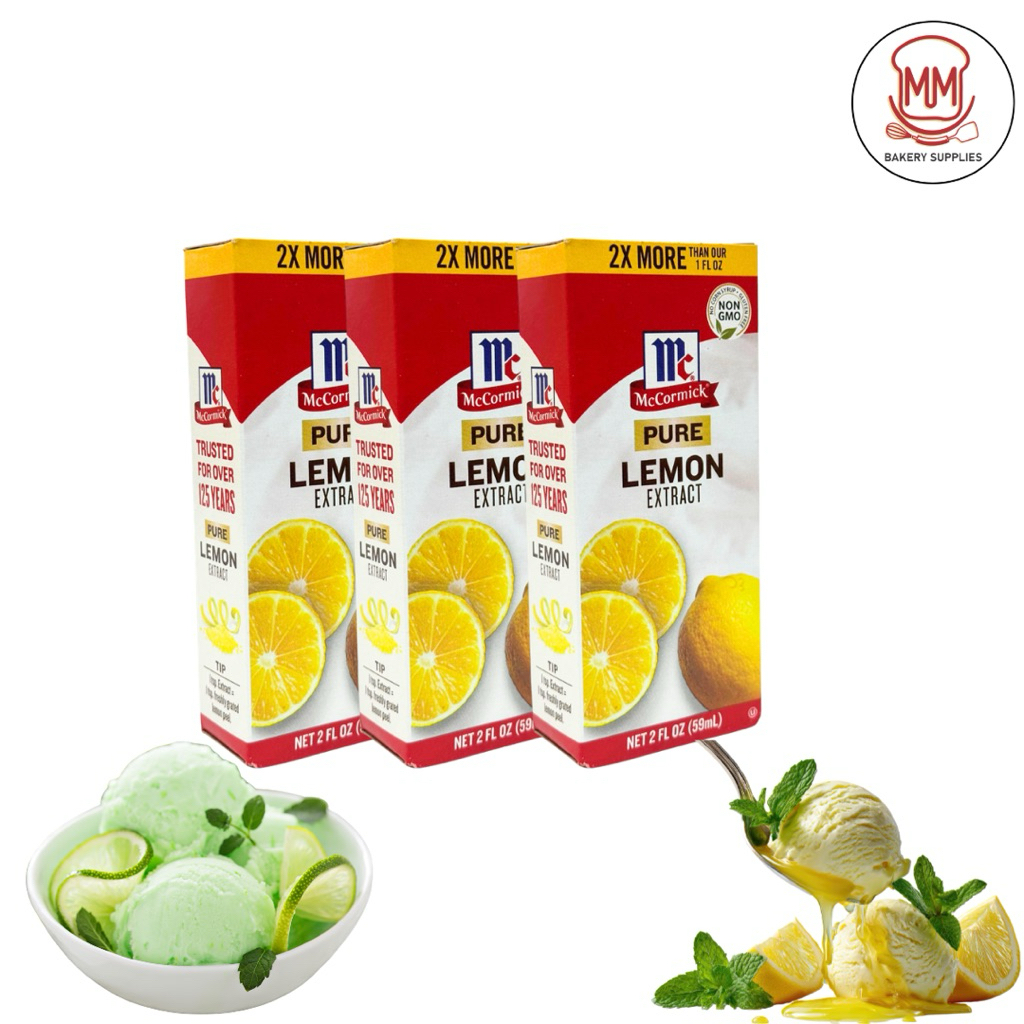 กลิ่นเลมอนธรรมชาติ ตราแม็คคอร์มิค  59 มล. McCormick Pure Lemon Extract 59 ml ราคา ถูกที่สุด ดีลบีเคเค แกลเลอรีภาพที่ 2