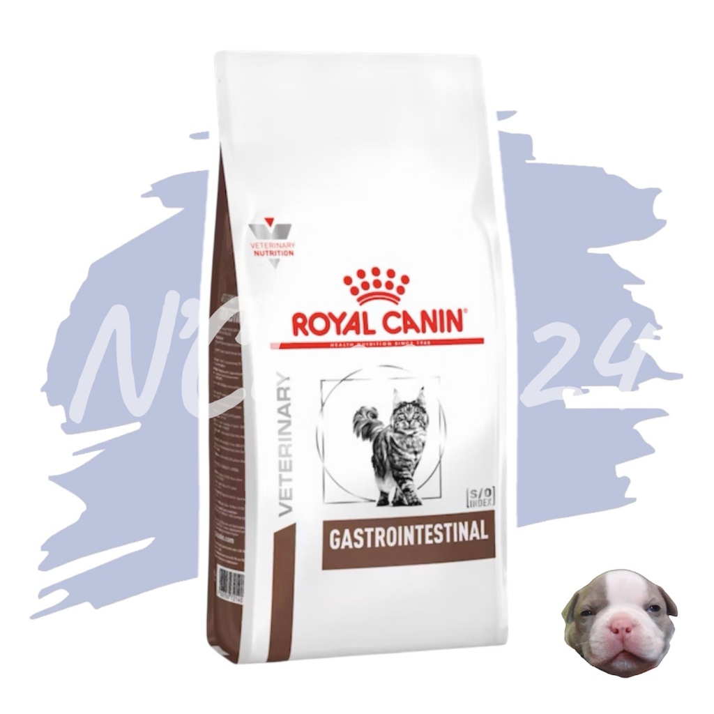 Royal Canin Feline Gastro Intestinal ขนาด2kg(แพ็คเกจใหม่) อาหารแมว โรคระบบทางเดินอาหาร ถ่ายเหลว