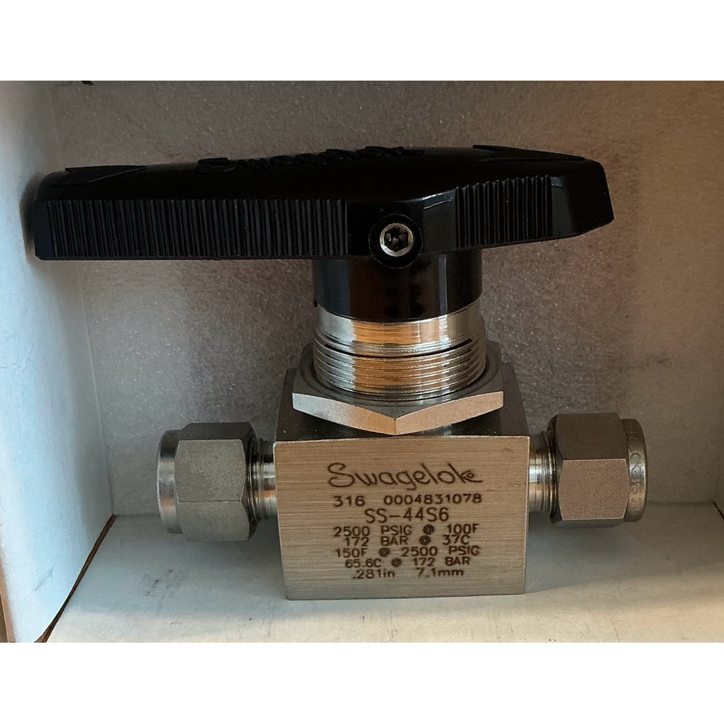 SS-44S6,Ball Valve OD.3/8”,ss316,SWAGELOK