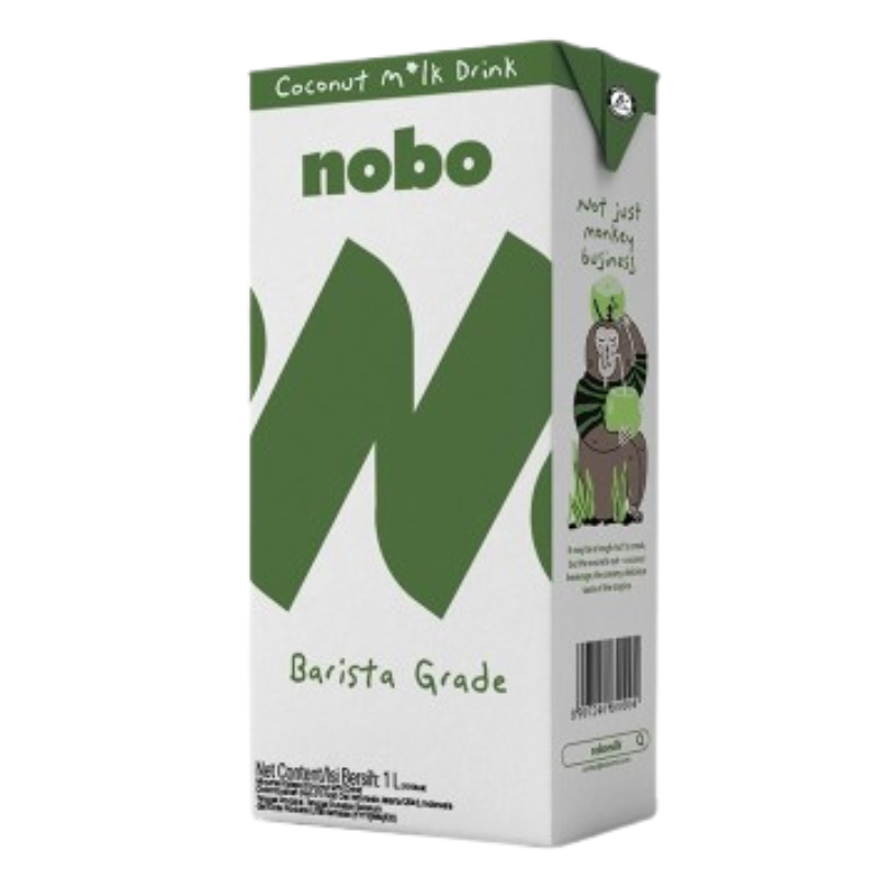 โนโบ นมมะพร้าวเข้มข้น 1 ลิตร - Coconut Milk Drink (Barista grade) 1L Nobo brand
