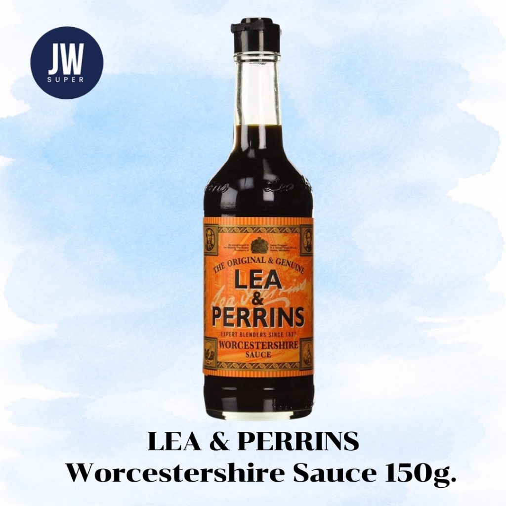 ซอสเปรี้ยว ลี แอนด์ เพอร์รินส์ วูสเตอร์ไซร์ซอส Lea & Perrins Worcestershire Sauce  ขนาด 150 กรัม(g.) BBE: 12/2027