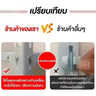 ชั้นวางของ เหล็กทั้งชุด รับน้ําหนัก 500KG แข็งแรง ทนทาน ประกอบง่าย ชั้นวางของครัคม่เป็นสนิม กันน้ำท