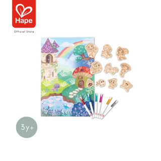 Hape - Magic Friends DIY Magnets        ชุดศิลปะระบายสีแม่เหล็ก ธีมโลกเวทมนต์        3Y+ รูปที่ 7