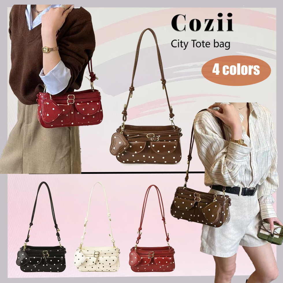 ✨️ Cozii Bag Alice Double กระเป๋าสะพายข้าง กระเป๋าถือ (ของแท้ 100%)