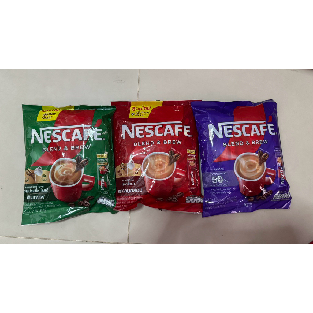 เนสกาแฟขนาด 20 ซอง /18ซ. Nescafe Blend&Brew