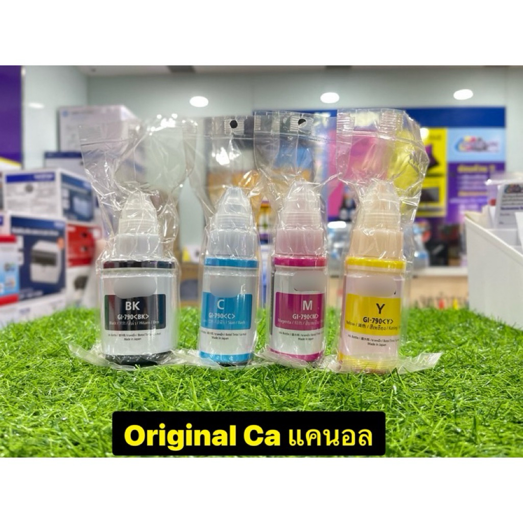 หมึกเติม Ca GI-790 แท้💯% (NOBOX)ใช้กับพริ้นเตอร์อิงค์เจ็ท Canon G1000/2000/3000/4000/1010/2010/3010/40​10​