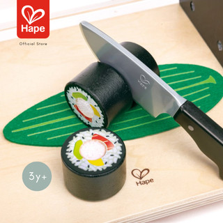 Hape ของเล่นไม้ ของเล่นทำอาหาร เซตซูชิสดใหม่ Sushi Time ของเล่นเสริมพัฒนาการ 3 ปี ขึ้นไป รูปที่ 4