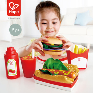 HAPE Fast Food Set	แฮมเบอร์เกอร์และฮอตด็อกซ์	3Y+ รูปที่ 2