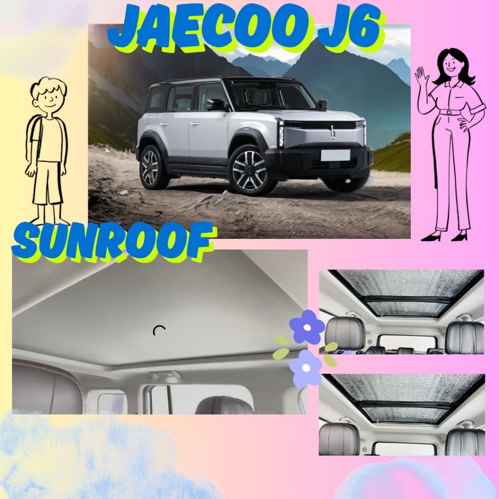 JAECOO EV (J6) ม่านบังแดดซันรูฟ แผ่นฉนวนกันความร้อน เคลือบฟอยล์2ด้าน หนา5mm. พร้อมส่ง