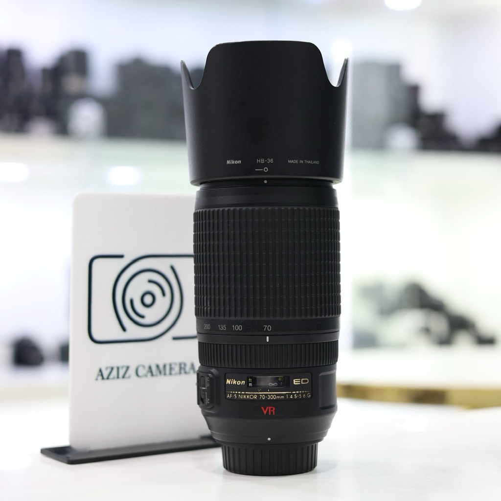 เลนส์ Nikon 70-300 G EDสภาพใหม่ การทำงานเต็ม​ระบบ​ เลนส์ซูมไกล