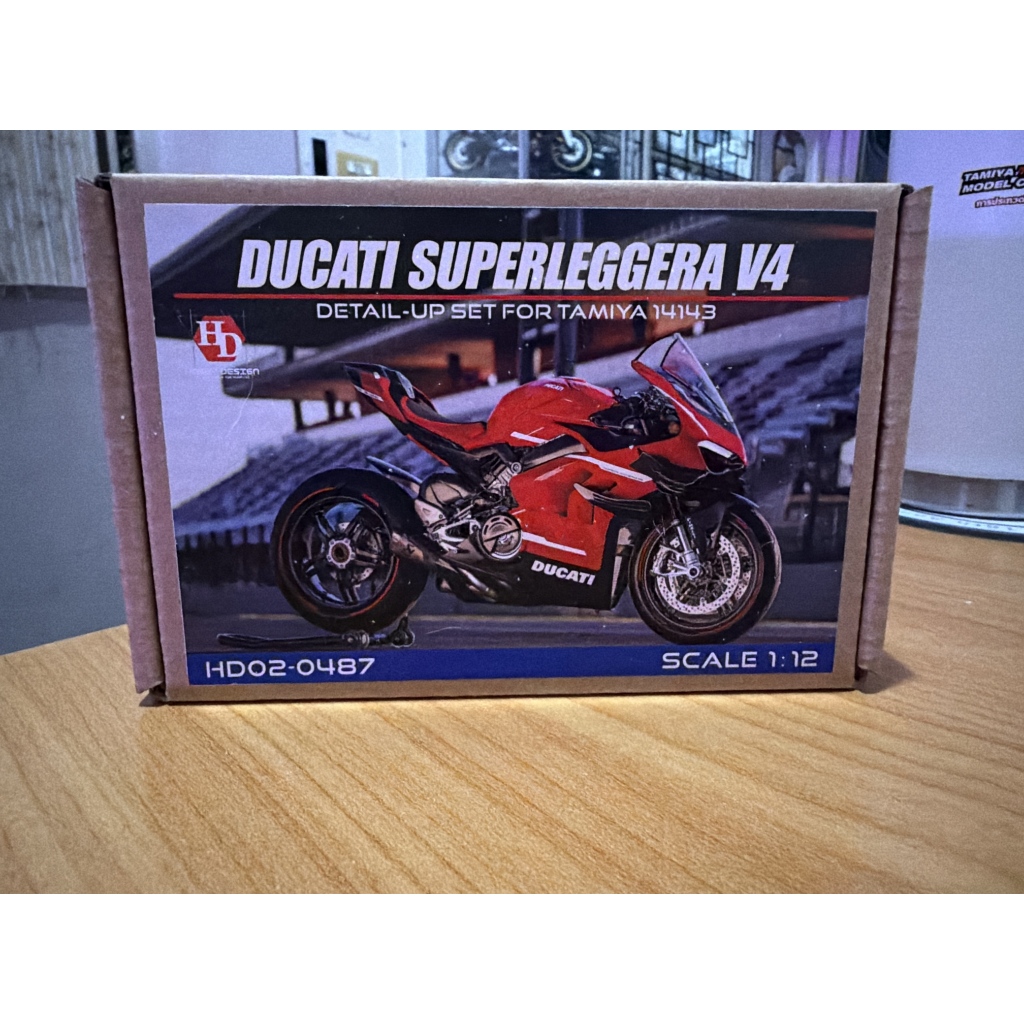 HD02-0487 ชุดแต่งสำหรับ tamiya Ducati V4 ตัวแข่ง