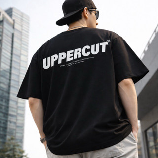 เสื้อยืด Streetwear Oversize ผู้ชาย สกรีนลาย U-016