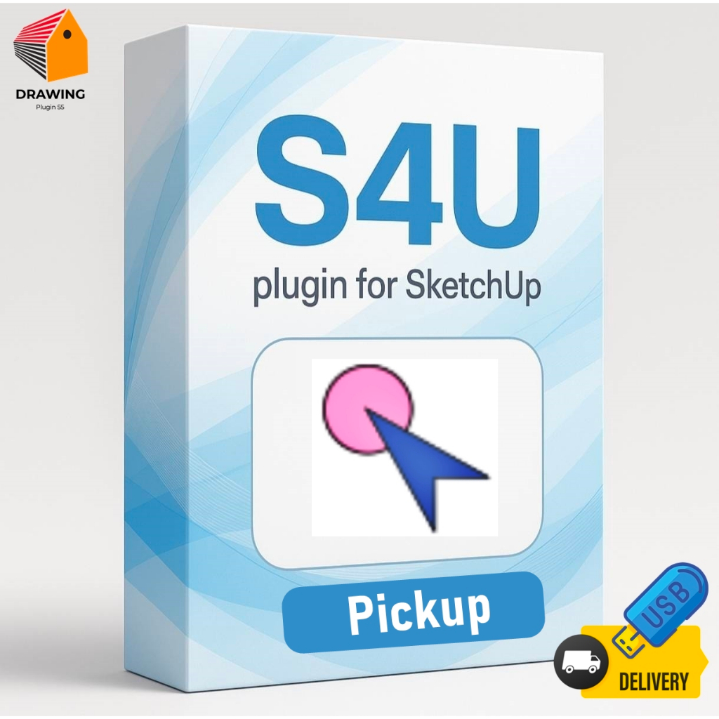 S4U 💙 Pickup เลือก/ย้าย/คัดลอก วัตถุใน SketchUp |Plugin For SU⭐จัดส่งshopee express เท่านั้น