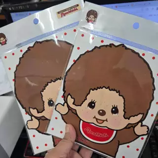 พร้อมส่ง🇹🇭 ที่ติดพรบ.สูญญากาศ 🧸ลายม่อนชิชิ สุดคิวท์ ขนาดทั้งแผ่น 13×15 Cm.