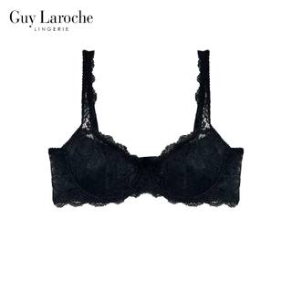 Guy Laroche Lingerie เสื้อในลูกไม้ เสริมฟองน้ำบาง Soft Pad Lace Bra GB7T70