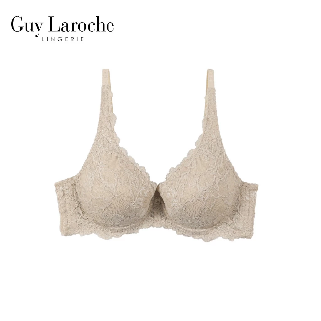 Guy Laroche Lingerie กีลาโรช เสื้อในลูกไม้ เก็บทรง เสริมฟองน้ำไม่หนา Soft Mold Full Cup GB7Z02