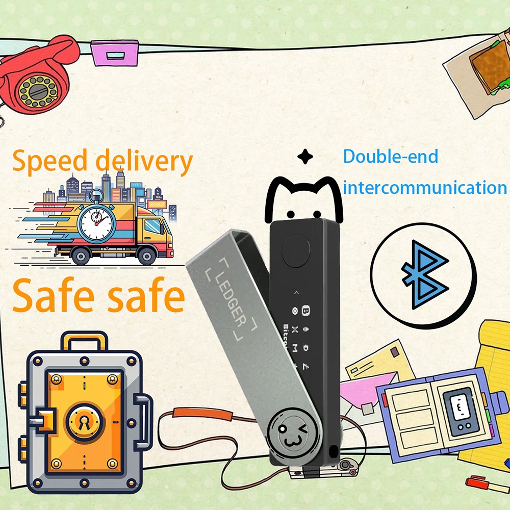 Ledger Nano X Hardware Wallet Secure Cold Wallet for Bitcoin Ethereum Fast Shipping