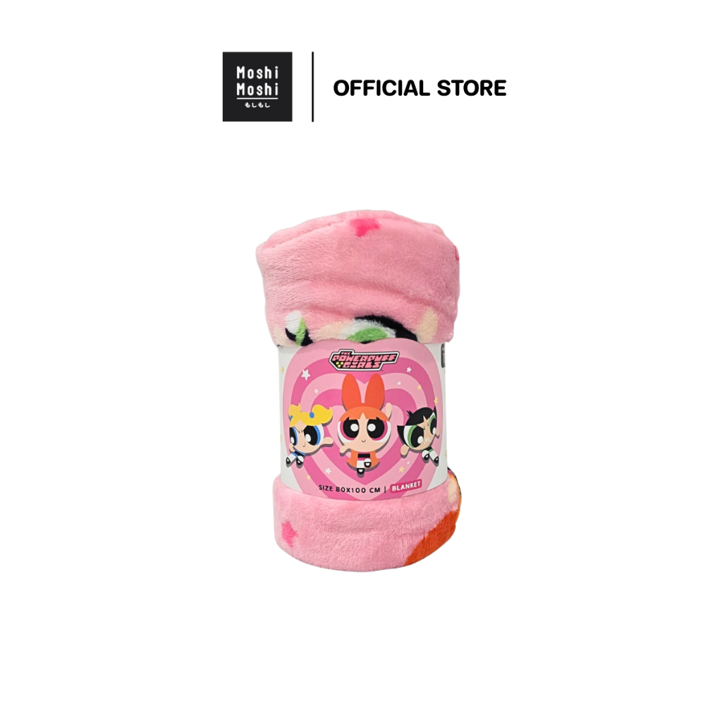 Moshi Moshi ผ้าห่มโมชิโมชิ ลาย The Powerpuff Girls ลิขสิทธิ์แท้ รุ่น 6100007809-7811