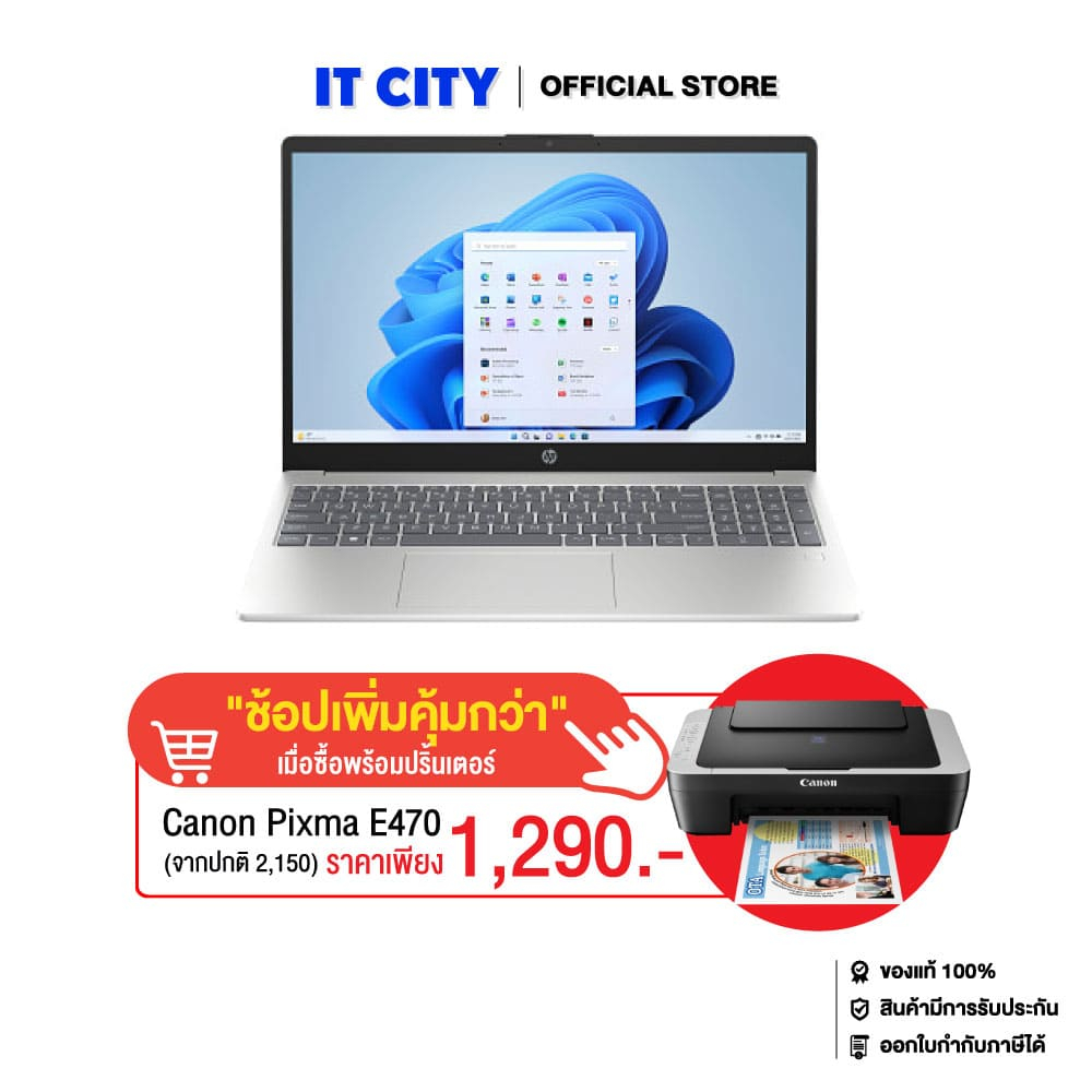 HP 15-fd1471TU/Ultra 7-155H/24GB/512GB SSD/Intel Arc/NSV/15.6"/W11/Office2024+365/2Y Onsite CO6-0114