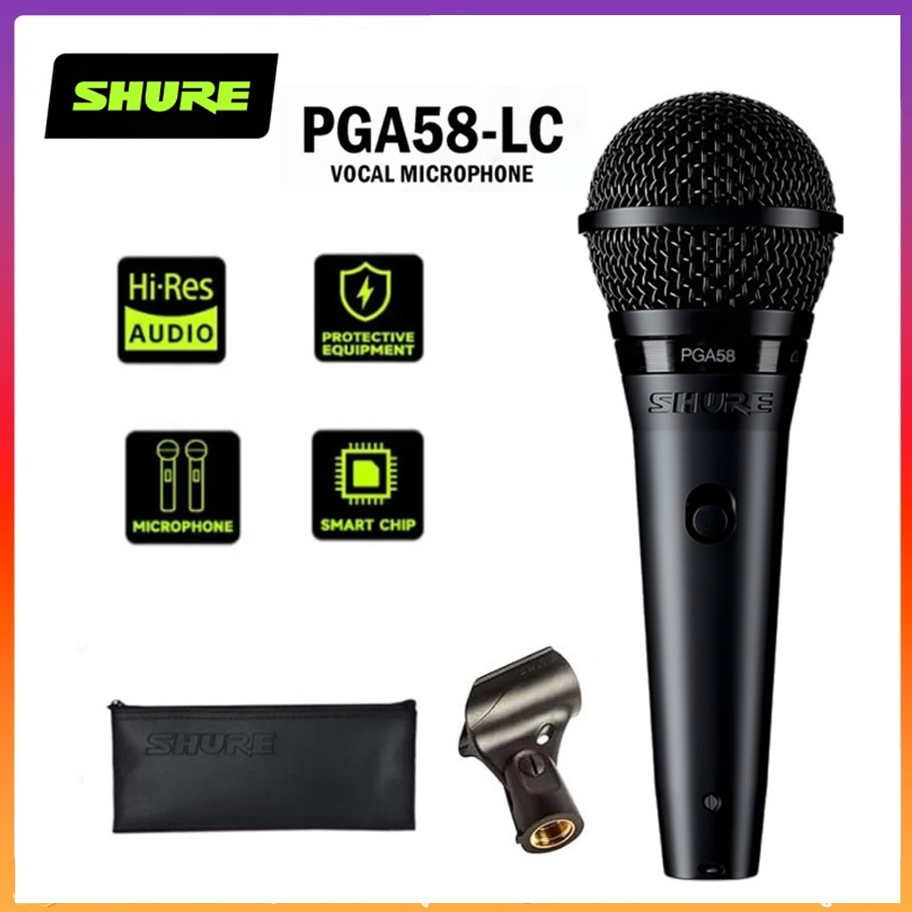 Shure PGA58 ไดนามิกไมโครโฟน/ด้วยสวิตช์