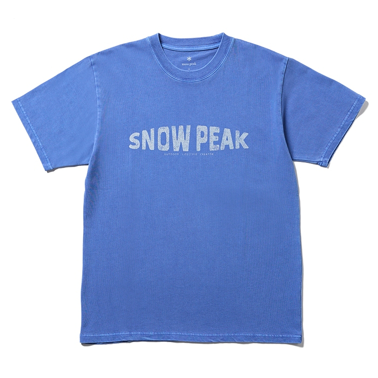 Snow Peak เสื้อยืด รุ่น RECYCLED COTTON DYED T-SHIRT SP