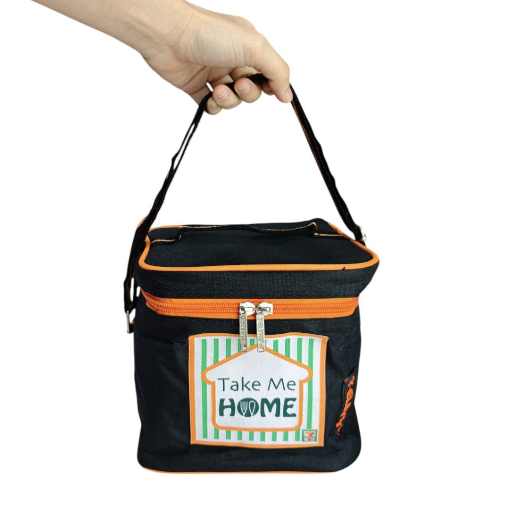 ชุดกล่องข้าว 7-11 กล่องข้าว 2 ใบ และกระเป๋าเก็บความร้อน