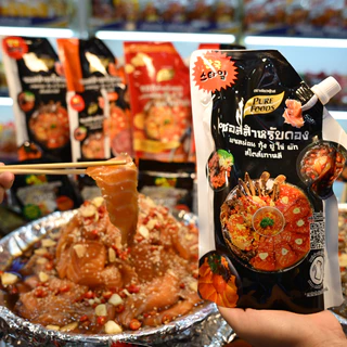 ซอสดองเกาหลี ขนาด 800 กรัม ดองกุ้ง ดองปู ดองแซลมอล ซอสดอง ดอง โกชูจัง หม่าล่า สไปซี่ ดองสำเร็จรูป