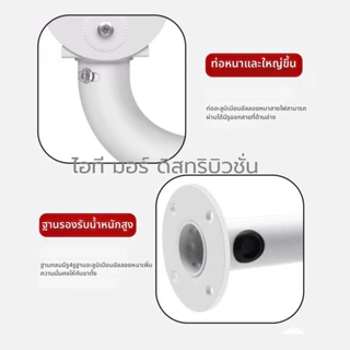 ขายึดกล้องวงจรปิด ขายึดแผงโซล่าเซลล์ อะลูมิเนี่ยม น้ำหนักเบา รุ่น L ความยาว 22/30/36/50/60/80/100CM