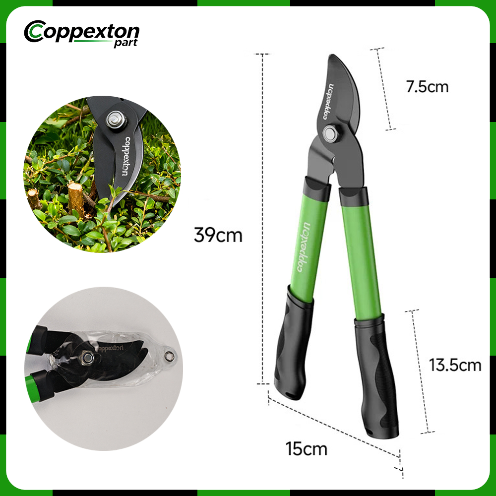 Coppexton กรรไกรตัดกิ่ง ตัดกิ่งไม้ ด้ามยาว กรรไกรตัดแต่งกิ่งยาว ตัดแต่งกิ่งไม้หนาไว้ที่สูงเพื่อตัดกิ่ง