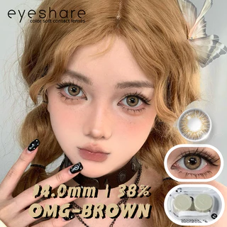 0°-800°คอนแทคเลนส์สายตาสั้น 14.5mm ขยายตา สีน้ำตาลช็อคโกแลต/สีดำ คอนแทคเลนส์แฟชั่น FUNSACHY