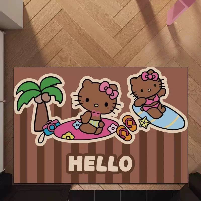 พรมยางเช็คเท้าSanrio รุ่น Die Cut กันลื่น Die Cut Rubber Doormat