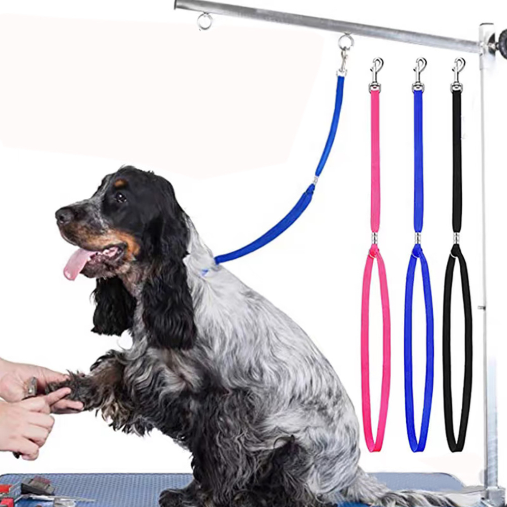 AL-2180 เชือก อุปกรณ์กรูมมิ่ง Puppy Bath Safety Leash Grooming ปรับสายค้องคอได้ พร้อมส่ง