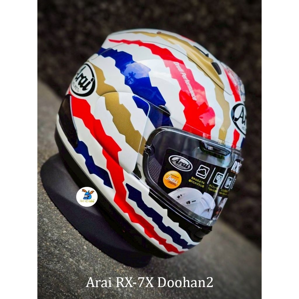 หมวกกันน็อคเต็มใบ ARAI RX-7X DOOHAN2 🐨🏖 JUBILEE RESTYLE

ของแท้100% จาก ผู้ผลิตJapan🇯🇵