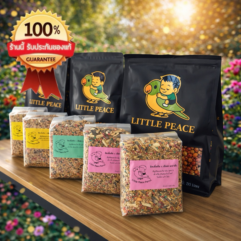 อาหารนกสูตรเฮียฮะ มหาชัย ธัญพืชรวม 27 ชนิด คลุกด้วยน้ำมันสกัดเย็น 8 ชนิด และคลุกวิตามินต่างๆที่ครบถ้วน ของแท้💯