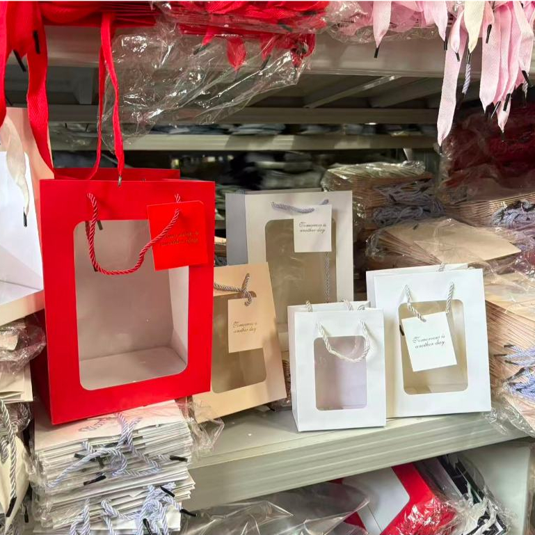 ✅พร้อมส่ง✅ถุงใส่ของชำรวย หน้าใสใส่ของขวัญงานแต่ง กระดาษหนาแบบหรูหรา ใส่ของรับไหว้
