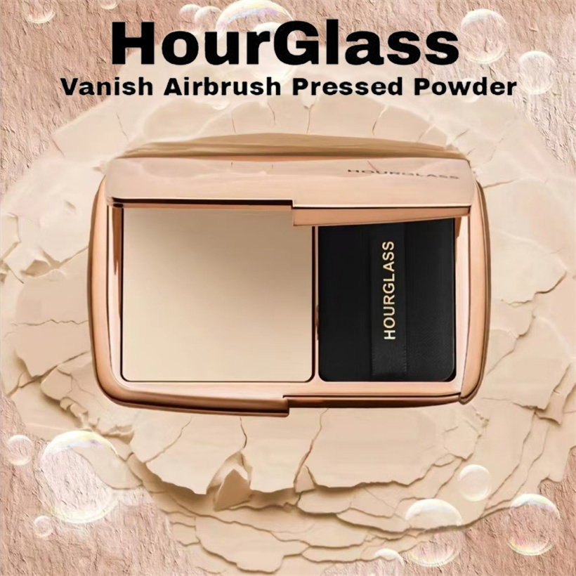 HOURGLASS แป้งฝุ่นอัดแข็ง Vanish Airbrush Pressed Powder 10.5g #Translucent / #Translucent Medium เนียนเรียบ คุมมัน ติดท